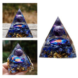 Maxbell Pyramid Crystal Sphere Ball Gravel Energy Tower for Car Home Ornaments 5cm