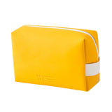 Maxbell Woman Organizer Case PU Leather Portable Storage Pouch Wash Bag Yellow