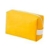 Maxbell Woman Organizer Case PU Leather Portable Storage Pouch Wash Bag Yellow