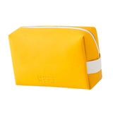 Maxbell Woman Organizer Case PU Leather Portable Storage Pouch Wash Bag Yellow