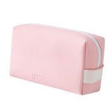 Maxbell Woman Organizer Case PU Leather Portable Storage Pouch Wash Bag Pink