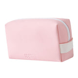 Maxbell Woman Organizer Case PU Leather Portable Storage Pouch Wash Bag Pink