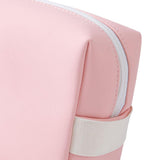 Maxbell Woman Organizer Case PU Leather Portable Storage Pouch Wash Bag Pink