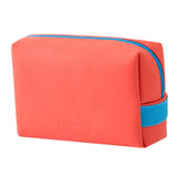 Maxbell Woman Organizer Case PU Leather Portable Storage Pouch Wash Bag Orange