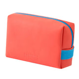 Maxbell Woman Organizer Case PU Leather Portable Storage Pouch Wash Bag Orange