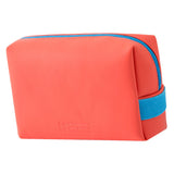 Maxbell Woman Organizer Case PU Leather Portable Storage Pouch Wash Bag Orange