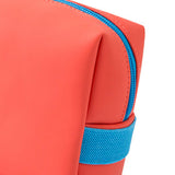 Maxbell Woman Organizer Case PU Leather Portable Storage Pouch Wash Bag Orange