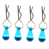 Maxbell Car Shell Clamp Replacements Shell Clip Pin for 1/5 1/6 1/7 1/8 RC Car Ultramarine