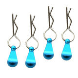 Maxbell Car Shell Clamp Replacements Shell Clip Pin for 1/5 1/6 1/7 1/8 RC Car Ultramarine