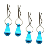 Maxbell Car Shell Clamp Replacements Shell Clip Pin for 1/5 1/6 1/7 1/8 RC Car Ultramarine