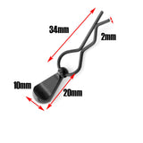 Maxbell Car Shell Clamp Replacements Shell Clip Pin for 1/5 1/6 1/7 1/8 RC Car Ultramarine