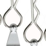 Maxbell Car Shell Clamp Replacements Shell Clip Pin for 1/5 1/6 1/7 1/8 RC Car Silver