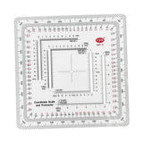 Maxbell Land Navigation Protractor Map Tool Coordinate Grid Reader for Camping