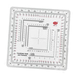 Maxbell Land Navigation Protractor Map Tool Coordinate Grid Reader for Camping