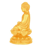Maxbell Buddha Statues Sculpture Miniature Figurine Car Dashboard Tea Room Decor gold