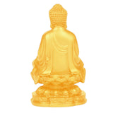 Maxbell Buddha Statues Sculpture Miniature Figurine Car Dashboard Tea Room Decor gold