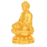 Maxbell Buddha Statues Sculpture Miniature Figurine Car Dashboard Tea Room Decor gold