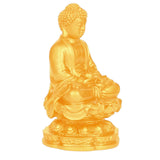 Maxbell Buddha Statues Sculpture Miniature Figurine Car Dashboard Tea Room Decor gold