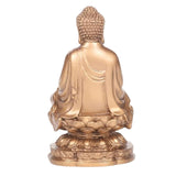 Maxbell Buddha Statues Sculpture Miniature Figurine Car Dashboard Tea Room Decor Bronze