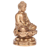 Maxbell Buddha Statues Sculpture Miniature Figurine Car Dashboard Tea Room Decor Bronze