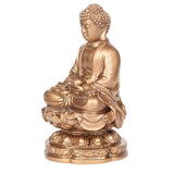 Maxbell Buddha Statues Sculpture Miniature Figurine Car Dashboard Tea Room Decor Bronze