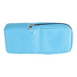 Maxbell Multifunctional Pencil Case Nylon Pencil Holder Bag for Office College Blue
