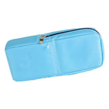 Maxbell Multifunctional Pencil Case Nylon Pencil Holder Bag for Office College Blue