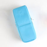 Maxbell Multifunctional Pencil Case Nylon Pencil Holder Bag for Office College Blue
