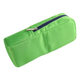Maxbell Multifunctional Pencil Case Nylon Pencil Holder Bag for Office College Green