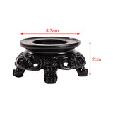 Maxbell Glass Ball Stand Holder Collectibles Display Pedestal for Store Home Shelf 3.3cm