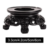Maxbell Glass Ball Stand Holder Collectibles Display Pedestal for Store Home Shelf 3.3cm