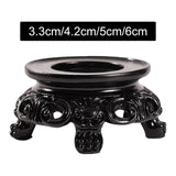 Maxbell Glass Ball Stand Holder Collectibles Display Pedestal for Store Home Shelf 3.3cm