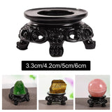 Maxbell Glass Ball Stand Holder Collectibles Display Pedestal for Store Home Shelf 3.3cm