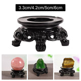 Maxbell Glass Ball Stand Holder Collectibles Display Pedestal for Store Home Shelf 3.3cm