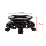 Maxbell Glass Ball Stand Holder Collectibles Display Pedestal for Store Home Shelf 4.2cm