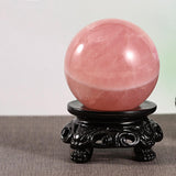 Maxbell Glass Ball Stand Holder Collectibles Display Pedestal for Store Home Shelf 6cm