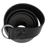 Maxbell Leather Medieval Viking Belt Waistband Photo Props for Medieval Event Black