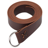 Maxbell Leather Medieval Viking Belt Waistband Photo Props for Medieval Event Coffee