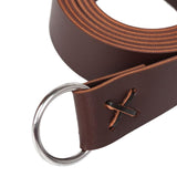 Maxbell Leather Medieval Viking Belt Waistband Photo Props for Medieval Event Coffee