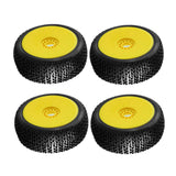 Maxbell RC Car Wheel Rim Tires Spare Parts Accessories for HSP Hobby Car Yellow