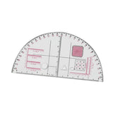 Maxbell Acrylic Geographic Coordinate Ruler with Latitude and for Working styleA