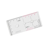 Maxbell Acrylic Geographic Coordinate Ruler with Latitude and for Working styleC