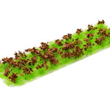 Maxbell 30Pcs Flower Cluster Grass Tufts Static Scenery Model DIY Brown