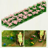 Maxbell 30Pcs Flower Cluster Grass Tufts Static Scenery Model DIY Pink