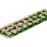 Maxbell 30Pcs Flower Cluster Grass Tufts Static Scenery Model DIY Pink