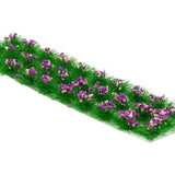 Maxbell 30Pcs Flower Cluster Grass Tufts Static Scenery Model DIY Pink Color Purple