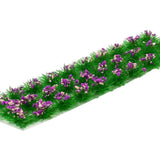 Maxbell 30Pcs Flower Cluster Grass Tufts Static Scenery Model DIY Pink Color Purple