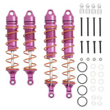 Maxbell RC Front Rear Shock Absorber Replaces for 1:8 Scale RC Car Model Pink