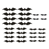 Maxbell 3D Bats Wall Stickers Wall Sticker for Party Supplies Yard Outdoor Indoor 28PCS