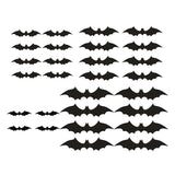 Maxbell 3D Bats Wall Stickers Wall Sticker for Party Supplies Yard Outdoor Indoor 28PCS